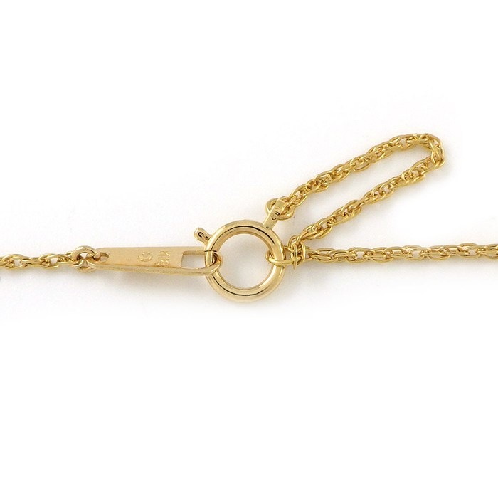 タサキ 田崎真珠 TASAKI ネックレス フラワーモチーフ パール 6.5mm珠 ダイヤモンド 0.05ct K18YG 【中古】