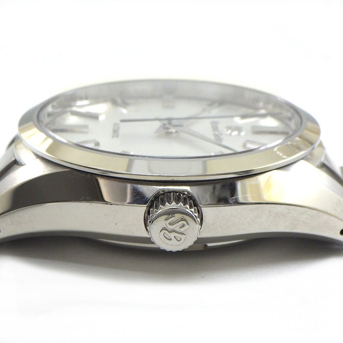 グランドセイコー Grand Seiko 腕時計 ヘリテージコレクション メカニカル SBGR307/9S68-00B0 デイト 裏スケ サンレイ シルバー文字盤 SS 自動巻き 【箱・保付き】 【中古】