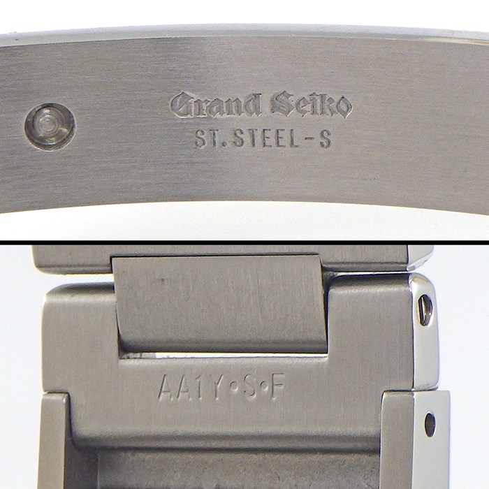 グランドセイコー Grand Seiko 腕時計 ヘリテージコレクション メカニカル SBGR307/9S68-00B0 デイト 裏スケ サンレイ シルバー文字盤 SS 自動巻き 【箱・保付き】 【中古】