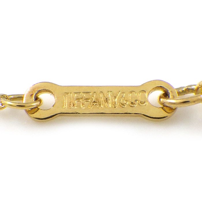 ティファニー Tiffany & Co. ネックレス レター K イニシャル アルファベット K18YG 【中古】