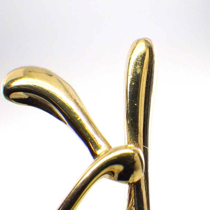 ティファニー Tiffany & Co. ネックレス レター K イニシャル アルファベット K18YG 【中古】