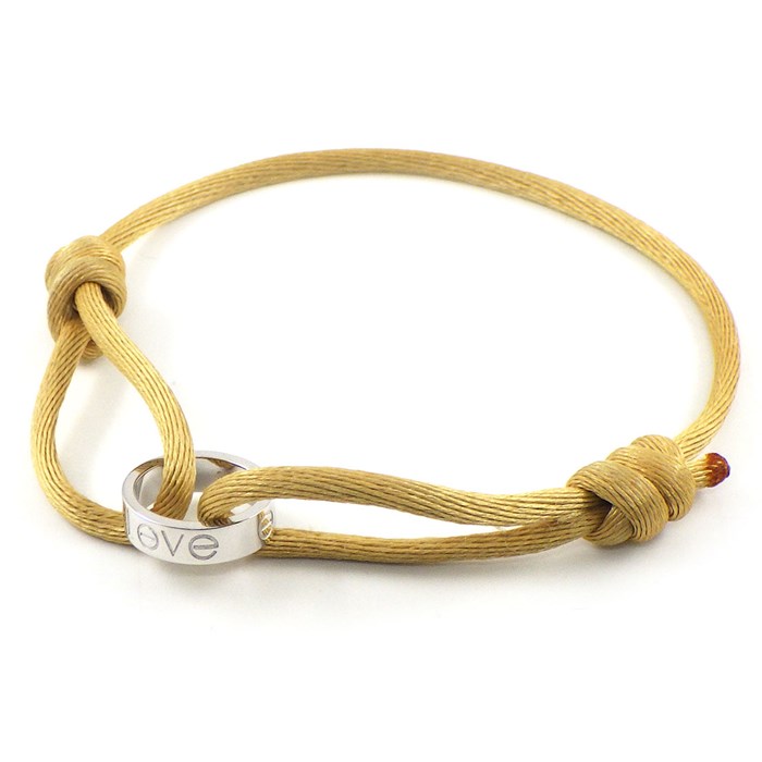 カルティエ Cartier ブレスレット ラブブレス チャリティ ベージュ 