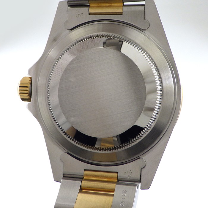 ロレックス Rolex 腕時計 サブマリーナー デイト 16613 U番 1997年製 夜光インデックス 夜光針 回転ベゼル サンレイ ブルー文字盤 K18YG SS 自動巻き 【中古】