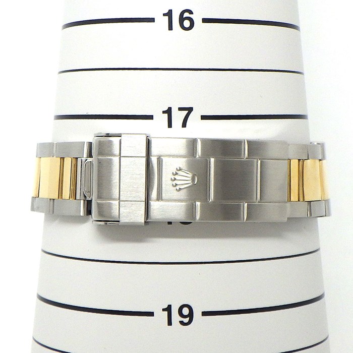 ロレックス Rolex 腕時計 サブマリーナー デイト 16613 U番 1997年製 夜光インデックス 夜光針 回転ベゼル サンレイ ブルー文字盤 K18YG SS 自動巻き 【中古】