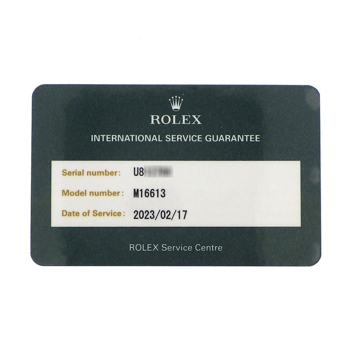 ロレックス Rolex 腕時計 サブマリーナー デイト 16613 U番 1997年製 夜光インデックス 夜光針 回転ベゼル サンレイ ブルー文字盤 K18YG SS 自動巻き 【中古】