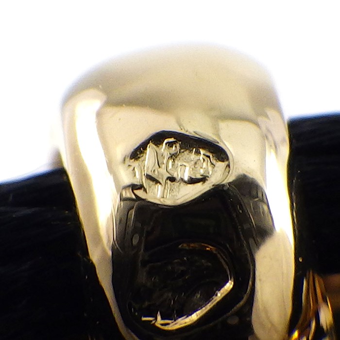 カルティエ Cartier ネックレス パンテール ペラージュ パンサー モチーフ グリーンガーネット K18YG ブラック ラッカー 黒 【中古】