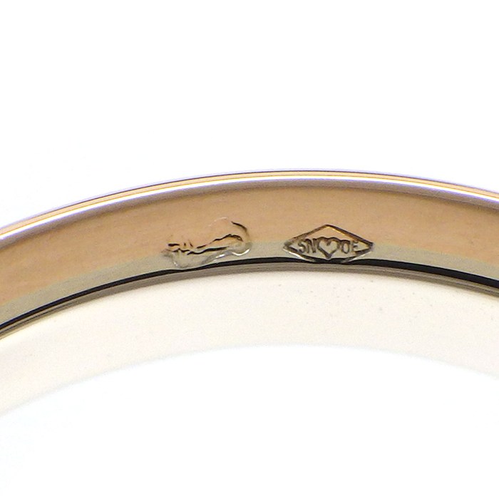 カルティエ Cartier リング ヴァンドーム トリニティ ウェディング スリーカラー K18PG K18WG K18YG 14.5号 / #55 【中古】