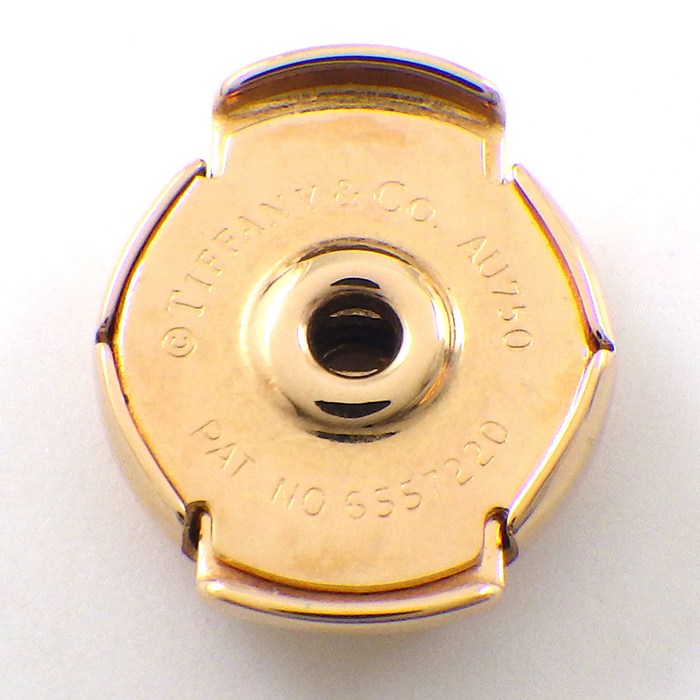 ティファニー Tiffany & Co. ピアス オープンアトラス フープ パヴェ ダイヤモンド K18PG 【中古】