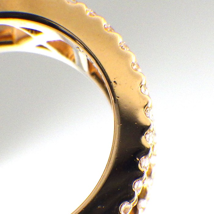 ティファニー Tiffany & Co. ピアス オープンアトラス フープ パヴェ ダイヤモンド K18PG 【中古】