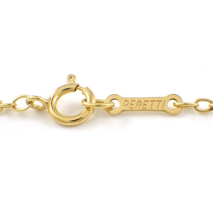 ティファニー Tiffany & Co. ロングネックレス オープン クロス K18YG 【中古】