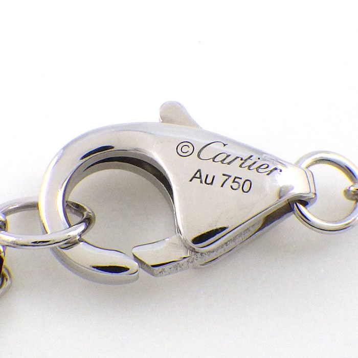 カルティエ Cartier ネックレス ダムール XS ディアマン レジェ B7224515 1ポイント ダイヤモンド 0.04ct K18WG 【箱・保付き】 【中古】
