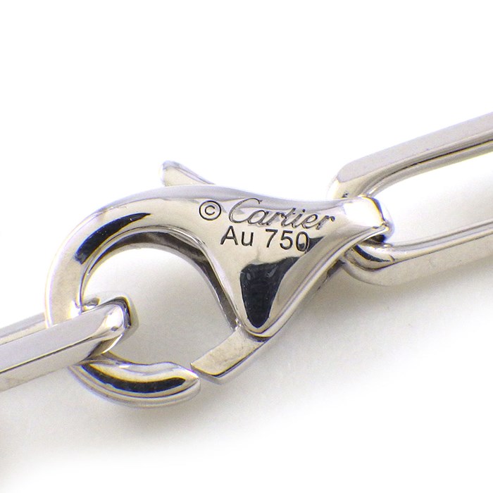 カルティエ Cartier ネックレス サントスデュモン B7224583 スパルタカス チェーン K18WG 【箱・保付き】 【中古】