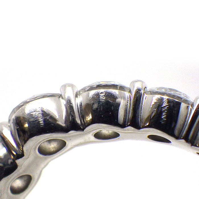 ハリーウィンストン HARRY WINSTON リング ウィンストン トゥルーリー WBDPRDVBWT Vバンド ベゼルセット フルエタニティ 22ポイント ダイヤモンド 計約1.38ct PT950 7号 【箱・保付き】 【中古】