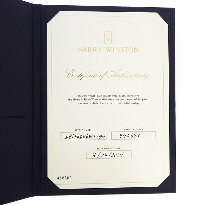 ハリーウィンストン HARRY WINSTON リング ウィンストン トゥルーリー WBDPRDVBWT Vバンド ベゼルセット フルエタニティ 22ポイント ダイヤモンド 計約1.38ct PT950 7号 【箱・保付き】 【中古】