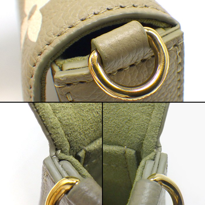 ルイ・ヴィトン LOUIS VUITTON ショルダーバッグ ポシェット フェリシー M82480 カーキ クレーム モノグラムアンプラントレザー 【中古】