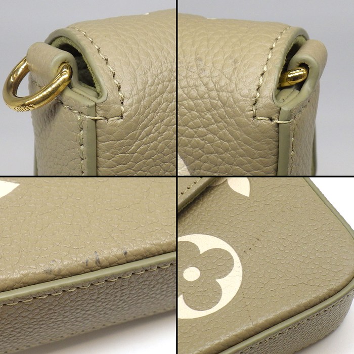 ルイ・ヴィトン LOUIS VUITTON ショルダーバッグ ポシェット フェリシー M82480 カーキ クレーム モノグラムアンプラントレザー 【中古】