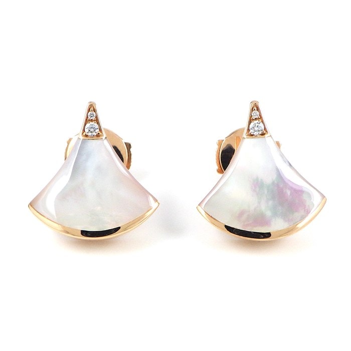 BVLGARI ブルガリ ディーヴァドリーム シェル ダイヤ ピアス