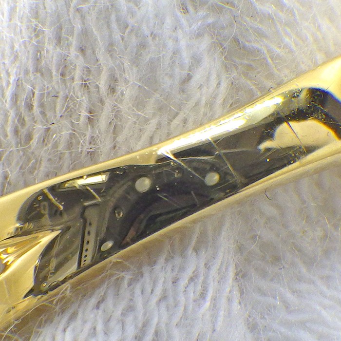 アーカー AHKAH リング ビリーブヴィスタ AK1622010200 Vシェイプ ダイヤモンド 計0.07ct K18YG 9号 【中古】