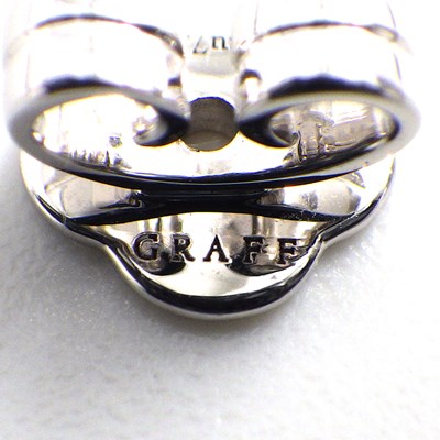 グラフ Graff GRAFF ピアス バタフライ プティ スタッド RGE1563 パヴェ ダイヤモンド 計0.08ct K18WG 【中古】