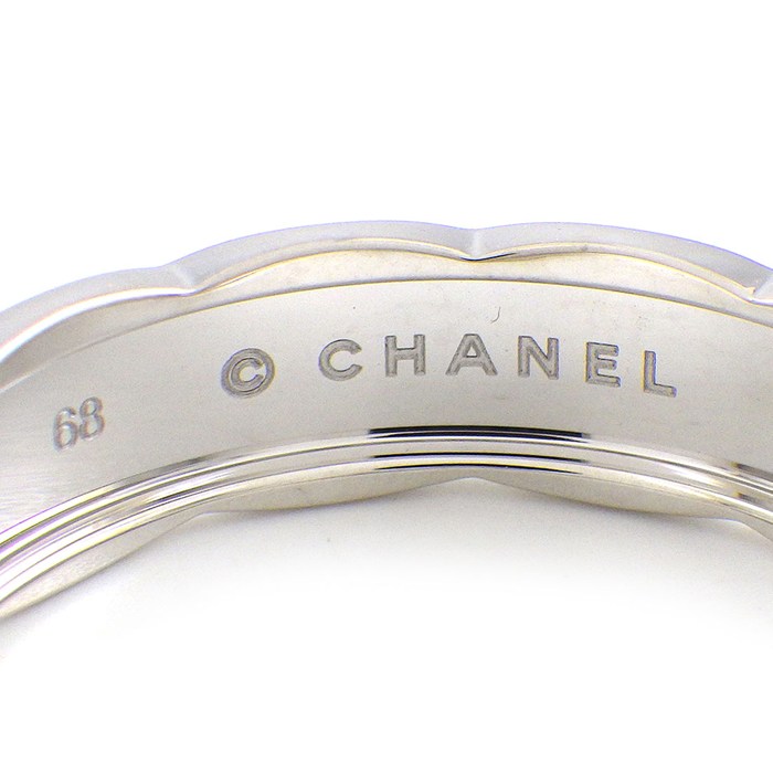 シャネル CHANEL リング ココクラッシュ ミディアムモデル J12040 K18WG 27号 / #68 【箱・保付き】 【中古】