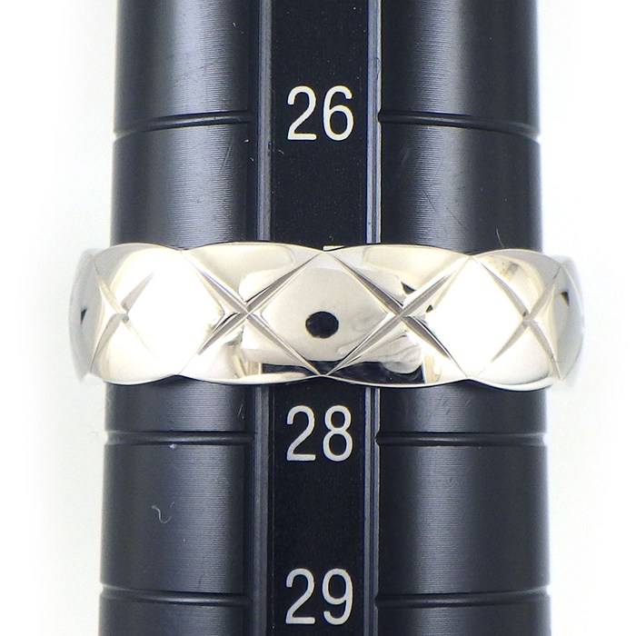 シャネル CHANEL リング ココクラッシュ ミディアムモデル J12040 K18WG 27号 / #68 【箱・保付き】 【中古】