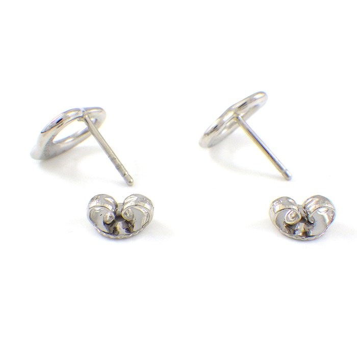 ティファニー Tiffany & Co. ピアス オープンハート PT950 【中古】
