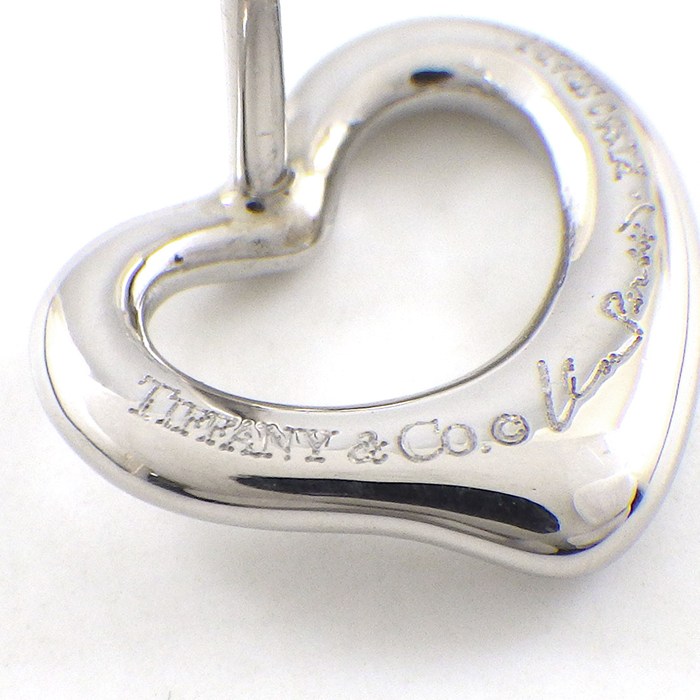 ティファニー Tiffany & Co. ピアス オープンハート PT950 【中古】