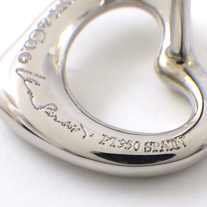 ティファニー Tiffany & Co. ピアス オープンハート PT950 【中古】