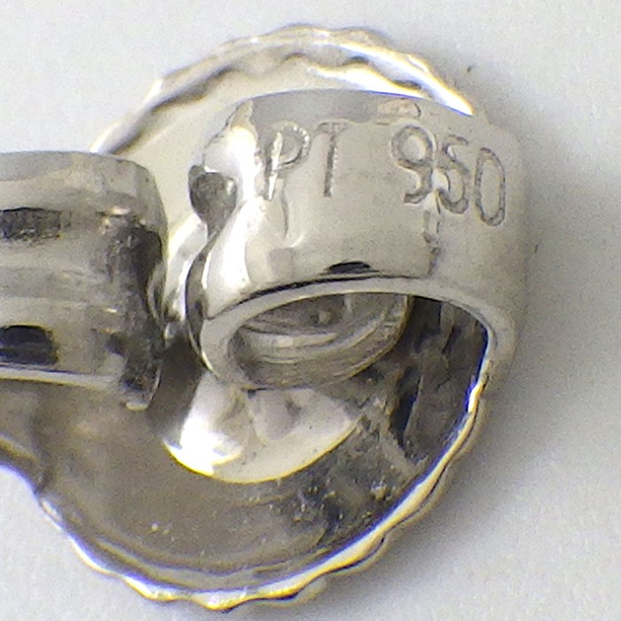 ティファニー Tiffany & Co. ピアス オープンハート PT950 【中古】