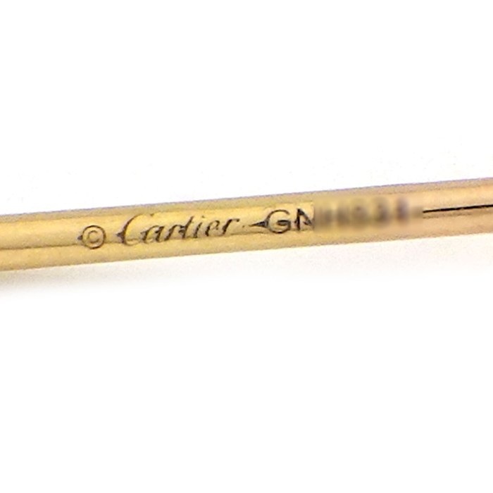 カルティエ Cartier ピアス ダムール XS ディアマン レジェ B8301214 ダイヤモンド 計0.08ct K18PG 【中古】