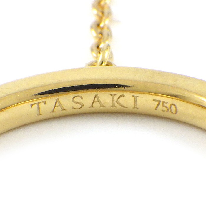 タサキ 田崎真珠 TASAKI ネックレス バランス ディヴァイン P-16851-18KYG あこや真珠 6.5mm珠 K18YG 【中古】
