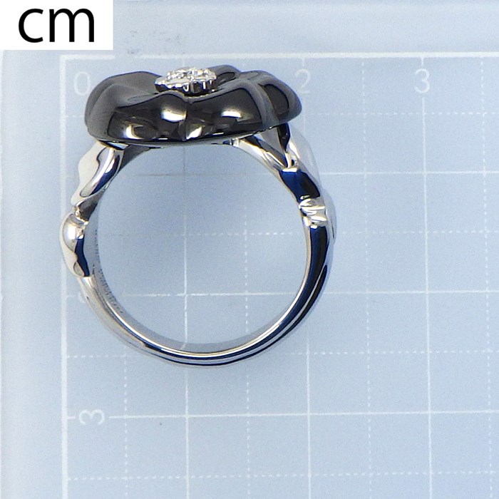 CHANEL カメリア　スリング CHANEL カメリア リング ダイヤ 0.4ct F-VVS2-3EX #45 - メルカリ