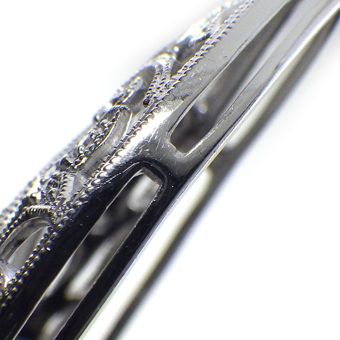 【オーバルピンクサファイア ダイヤモンド】 ネックレス 1ポイント オーバル ピンク サファイア 0.62ct ダイヤモンド 計0.20ct K18WG 【中古】
