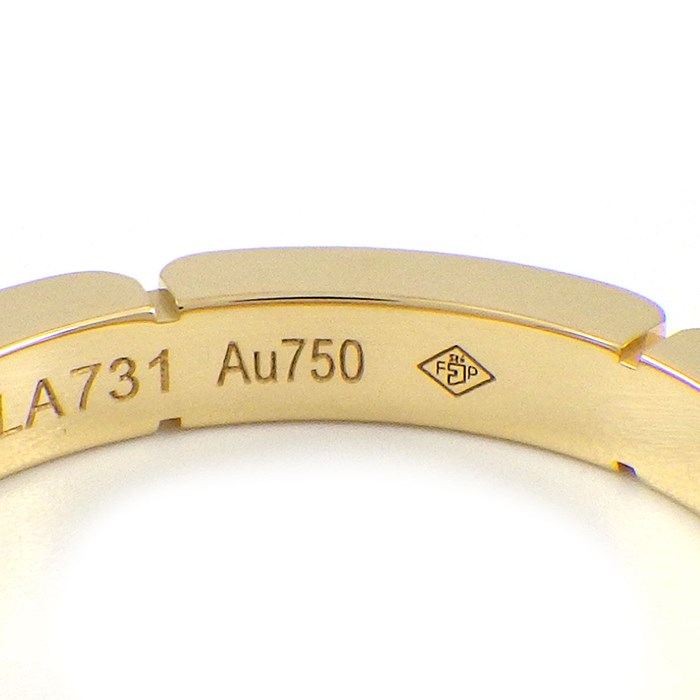 カルティエ Cartier リング マイヨン パンテール ウェディング B4080349 ダイヤモンド 計0.05ct K18YG 9号 / #49 【中古】