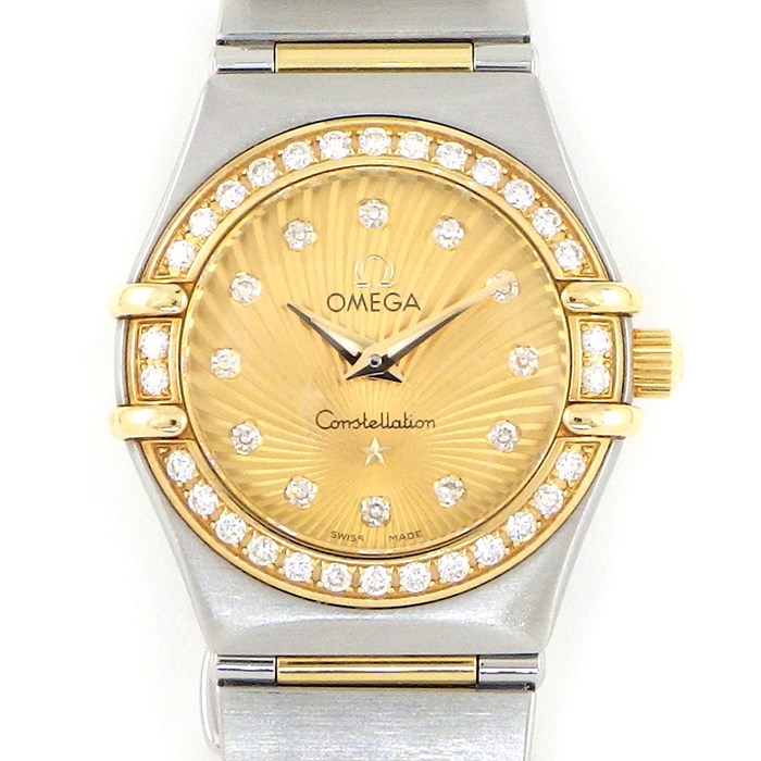OMEGA オメガ　ジュネーブ エメラルド　ダイヤベゼル 手巻き レディース時計 値下げ中】OMEGA オメガ ダイヤ エメラルド ベゼル18K