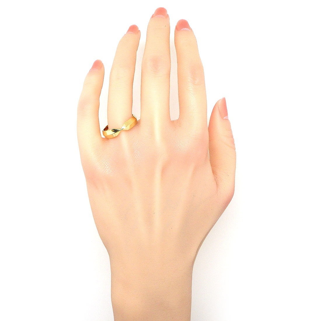 ティファニー Tiffany & Co. リング ネスティング 5mm幅モデル K18YG  