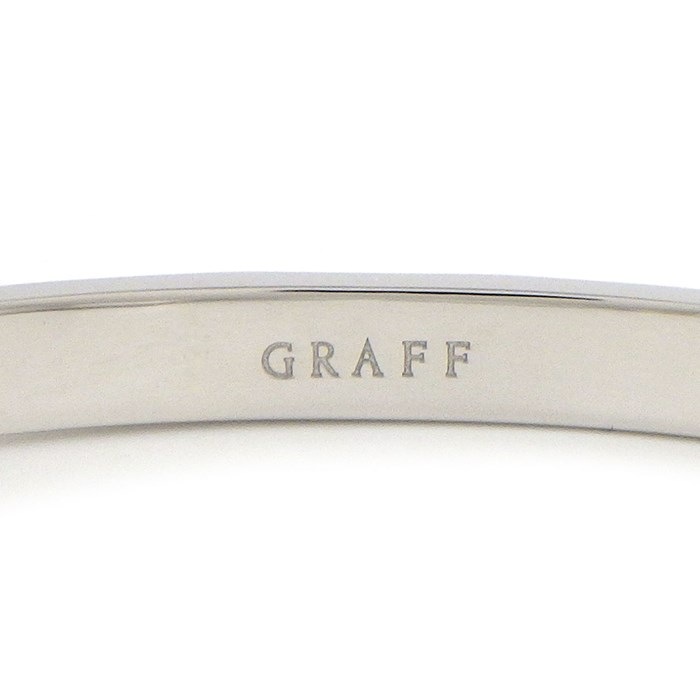 グラフ Graff GRAFF バングル ローレンス シグネチャー RGB602-150 パヴェ ダイヤモンド 計0.98ct K18WG / #15 【中古】