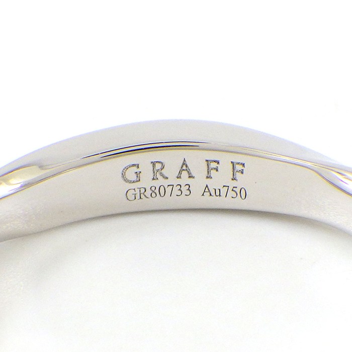 グラフ Graff GRAFF リング スパイラル RGR780 幅3.5mmモデル ツイスト K18WG 19号 【中古】