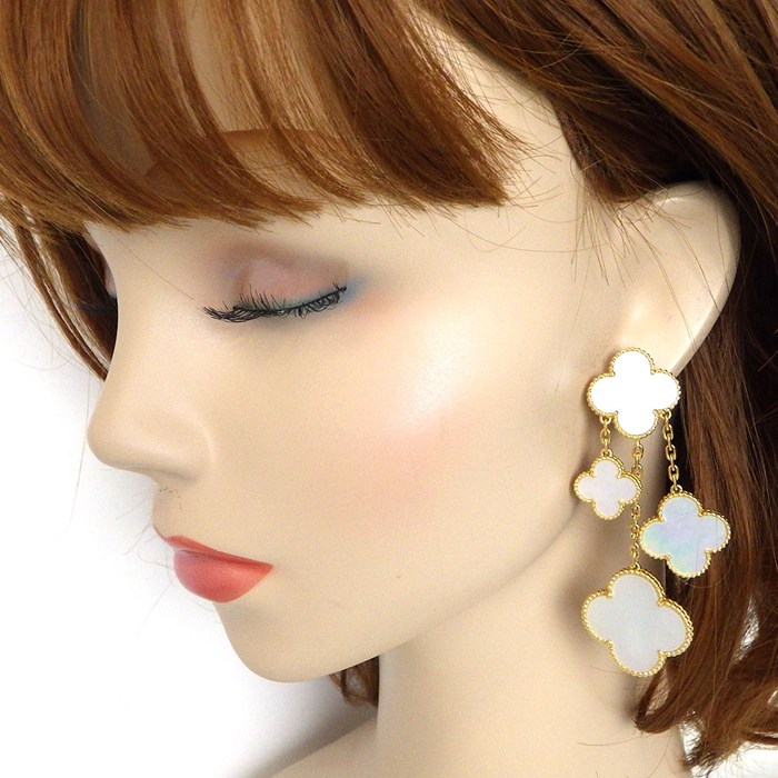 アルハンブラ ☆ ピアス Van Cleef & Arpels】ヴァンクリーフ＆アーペル マジック