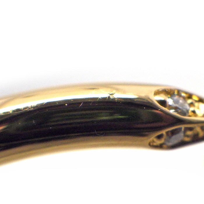 カルティエ Cartier ネックレス ジュストアンクル B7224889 釘モチーフ ダイヤモンド 計0.12ct K18YG 【中古】