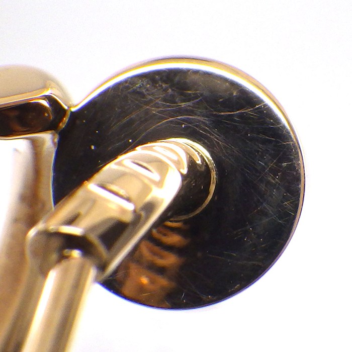 カルティエ Cartier ピアス ジュストアンクル フープ SM B8301234 釘モチーフ K18PG 【中古】