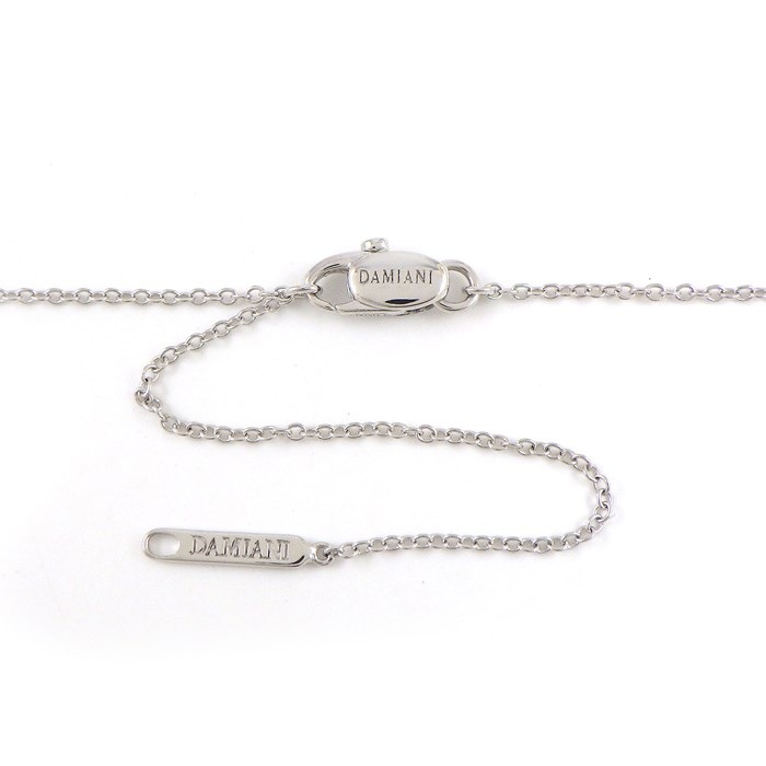 ダミアーニ DAMIANI ネックレス ベルエポック クラウン S クロス パヴェ ダイヤモンド K18WG 【箱・保付き】 【中古】