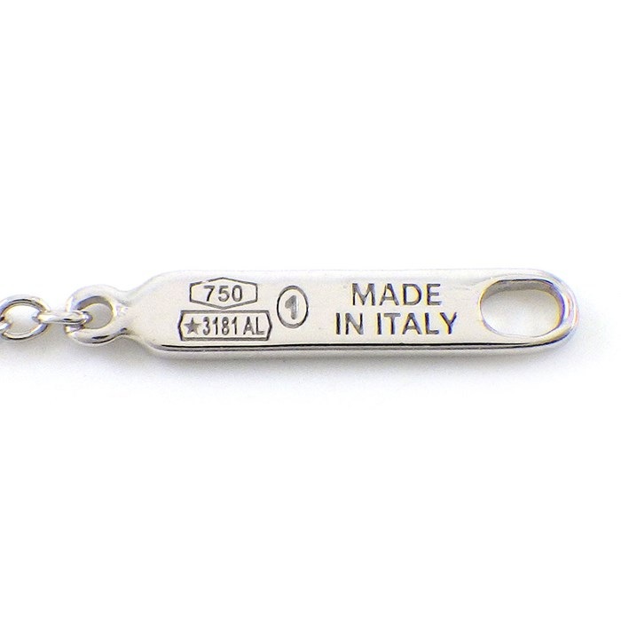 ダミアーニ DAMIANI ネックレス ベルエポック クラウン S クロス パヴェ ダイヤモンド K18WG 【箱・保付き】 【中古】