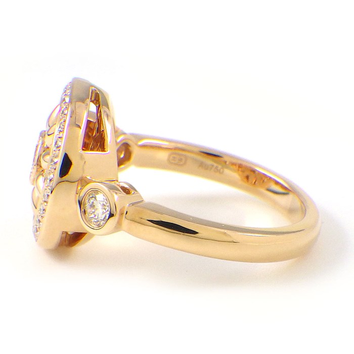 ハリーウィンストン HARRY WINSTON リング ゲート コレクション FRDRRD1MWG ロゼット サークル 31ポイント ダイヤモンド 計0.40ct K18PG 12.5号 【箱・保付き】 【中古】