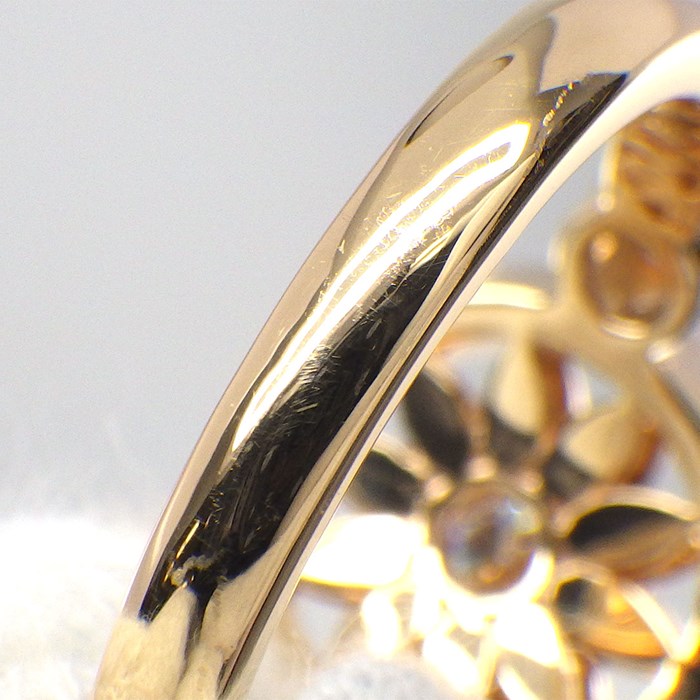 ハリーウィンストン HARRY WINSTON リング ゲート コレクション FRDRRD1MWG ロゼット サークル 31ポイント ダイヤモンド 計0.40ct K18PG 12.5号 【箱・保付き】 【中古】