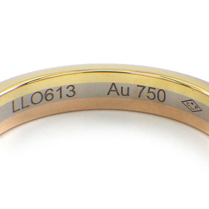 カルティエ Cartier リング ルイ カルティエ B4052257 ウェディング スリーカラー K18YG K18PG K18WG 17号 / #57 【中古】