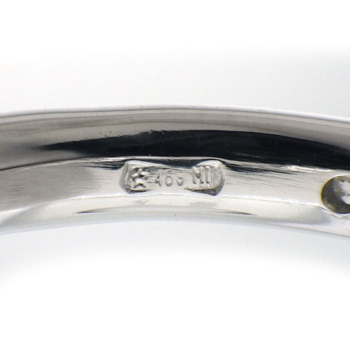 ポメラート Pomellato リング ルッチョレ 6ポイント ダイヤモンド K18WG 8号 【中古】