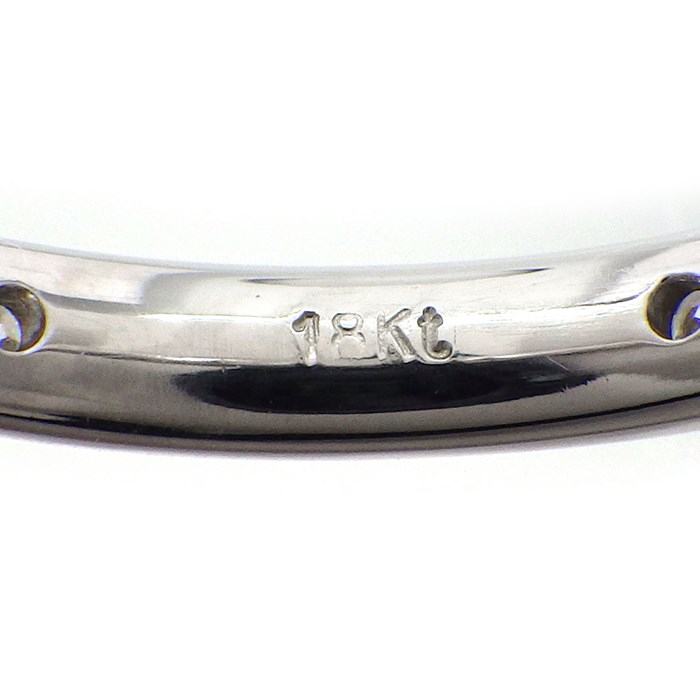 ポメラート Pomellato リング ルッチョレ 6ポイント ダイヤモンド K18WG 8号 【中古】