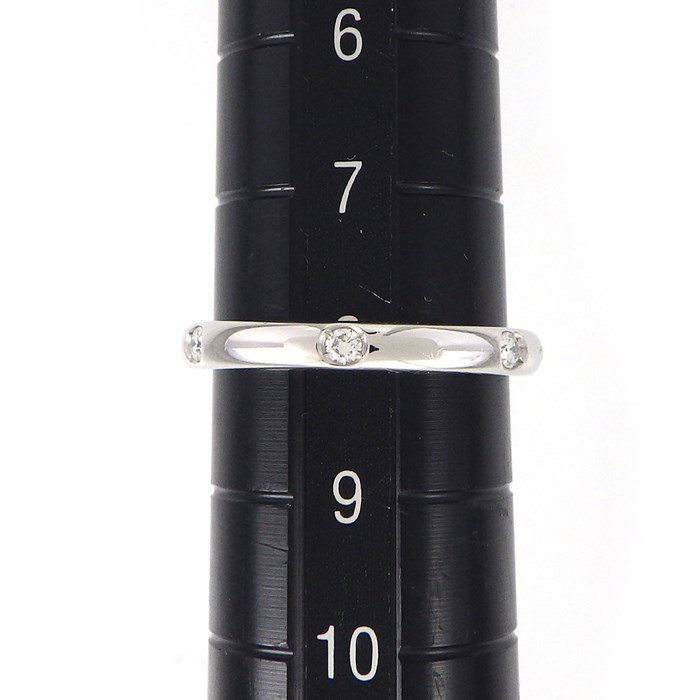 ポメラート Pomellato リング ルッチョレ 6ポイント ダイヤモンド K18WG 8号 【中古】