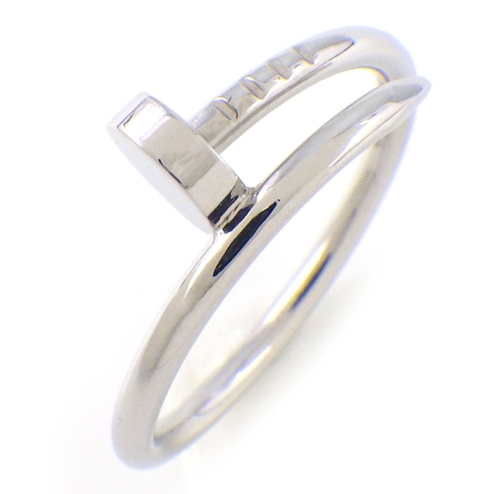 カルティエ Cartier リング ジュスト アン クル SM B4226054 釘モチーフ K18WG 14号 / #54 【中古】